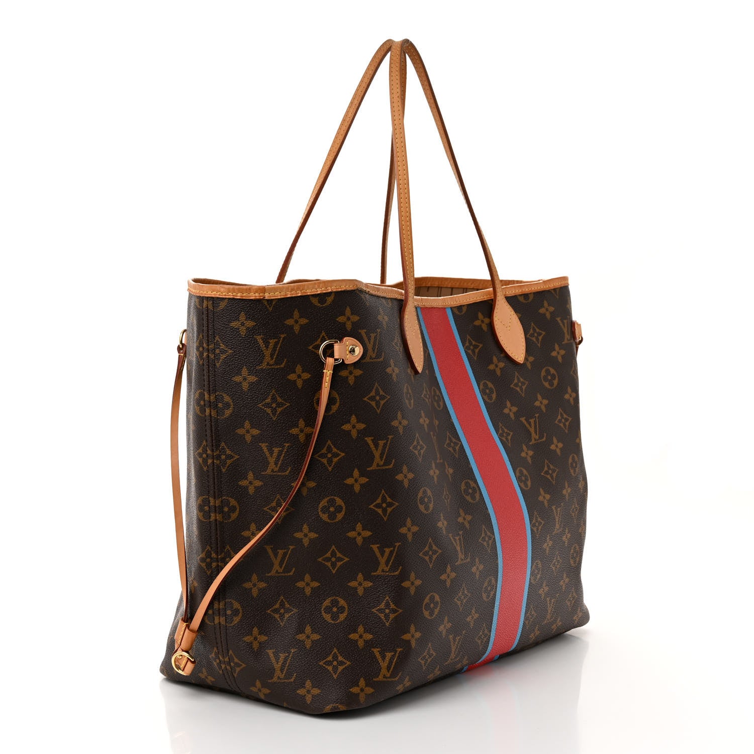 Louis Vuitton LOUIS VUITTON Monogram My LV Heritage Neverfull GM Blue Clair Rouge 4 of 17