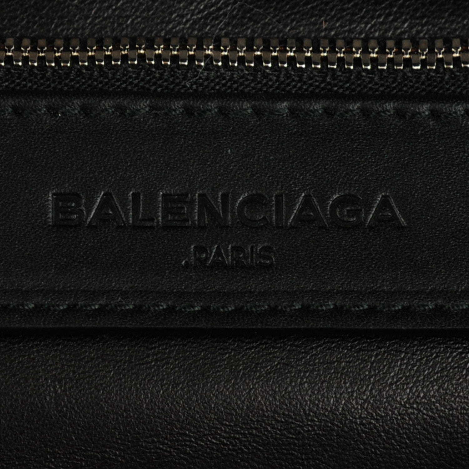 Balenciaga Calfskin Le Dix Zip Cartable Black 6 of 7