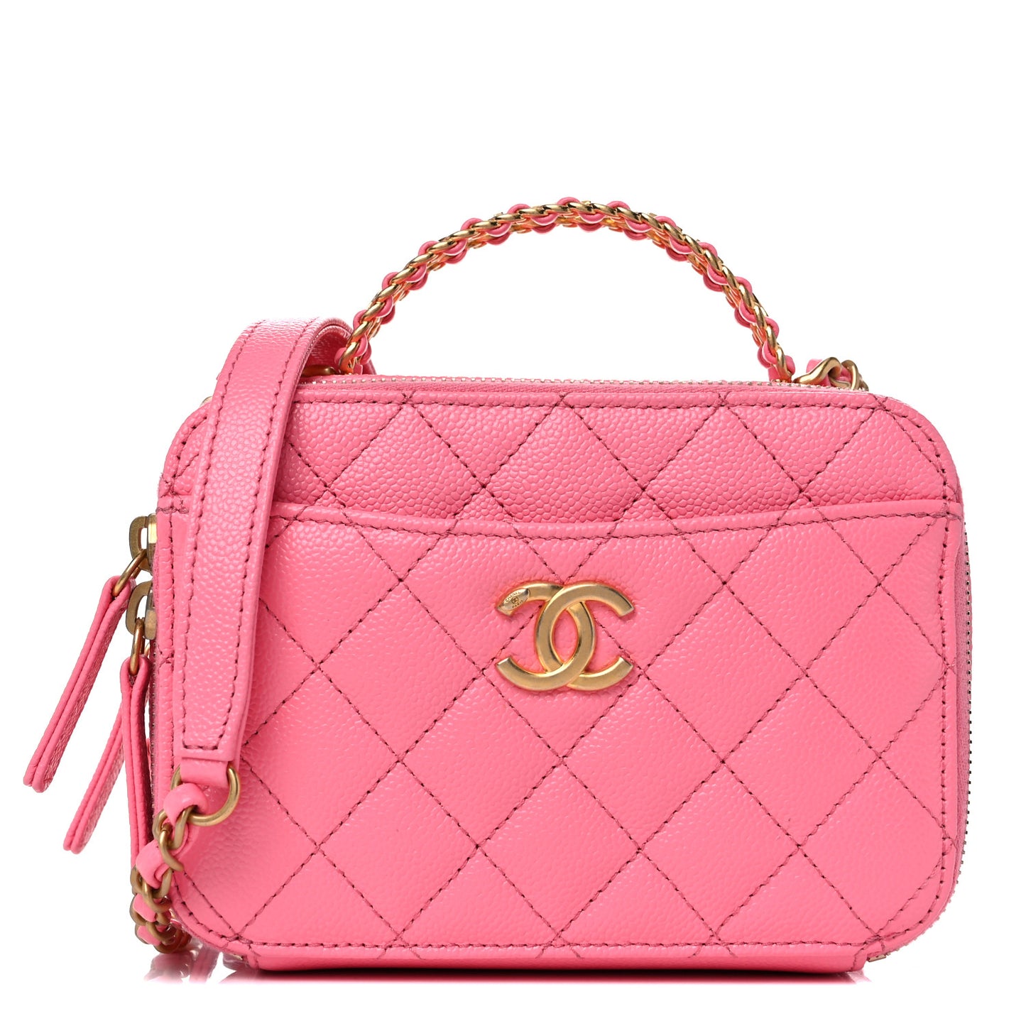 Caviar Quilted Pick Me Up Mini Vanity Case
