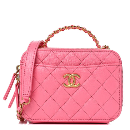 Chanel Caviar Quilted Pick Me Up Mini Vanity Case 1 of 13