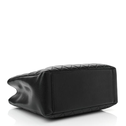 Chanel Caviar Quilted Grand Shopping Tote GST Black 4 of 10