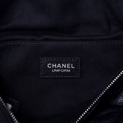 Chanel Grained Calfskin Quilted Waist Belt Bag Black 6 of 10