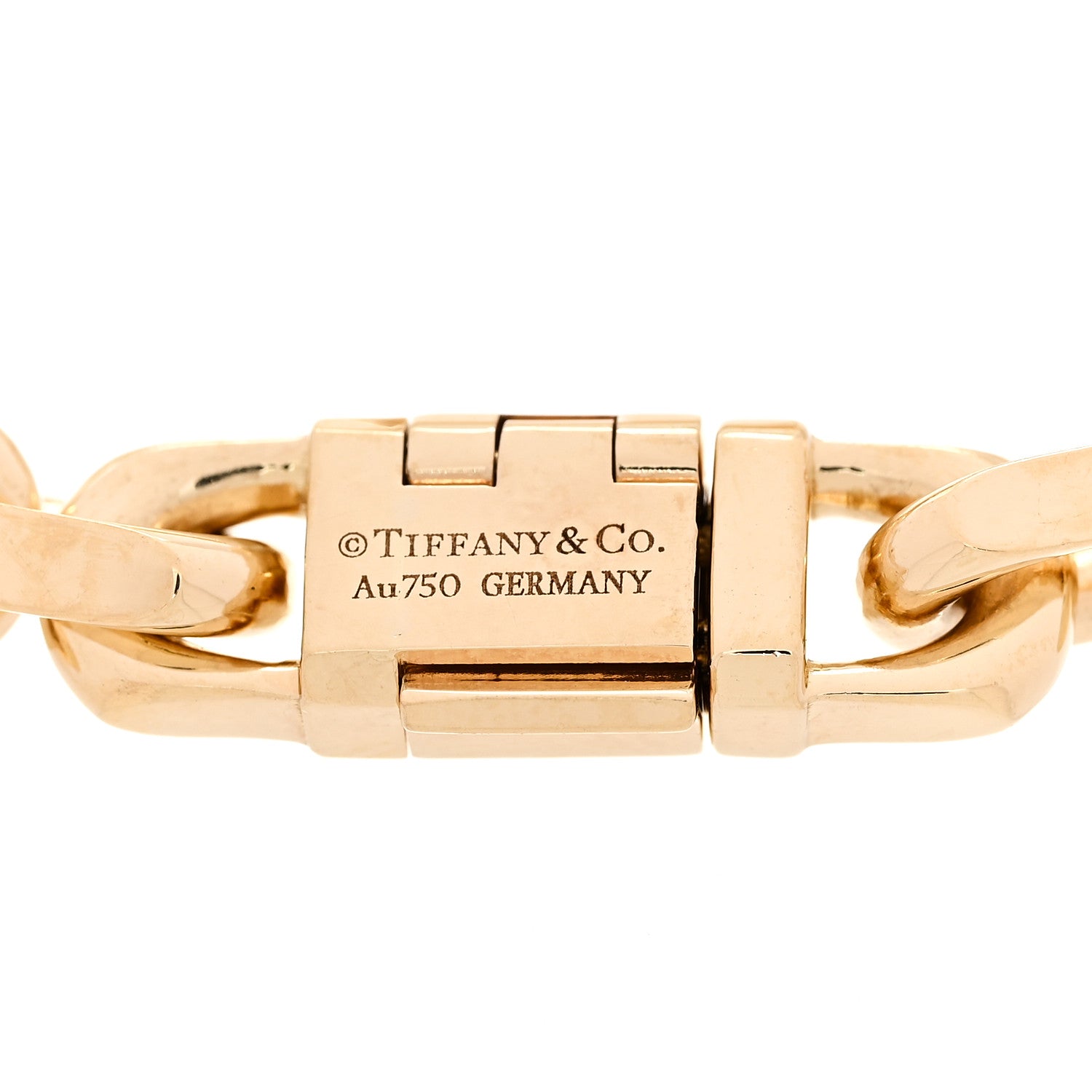Tiffany 18K Yellow Gold 1837 Makers ID Chain Bracelet 4 of 5