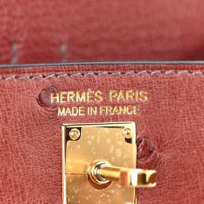 Hermes Ostrich Kelly Festival Bag Charm Rouge H 5 of 6