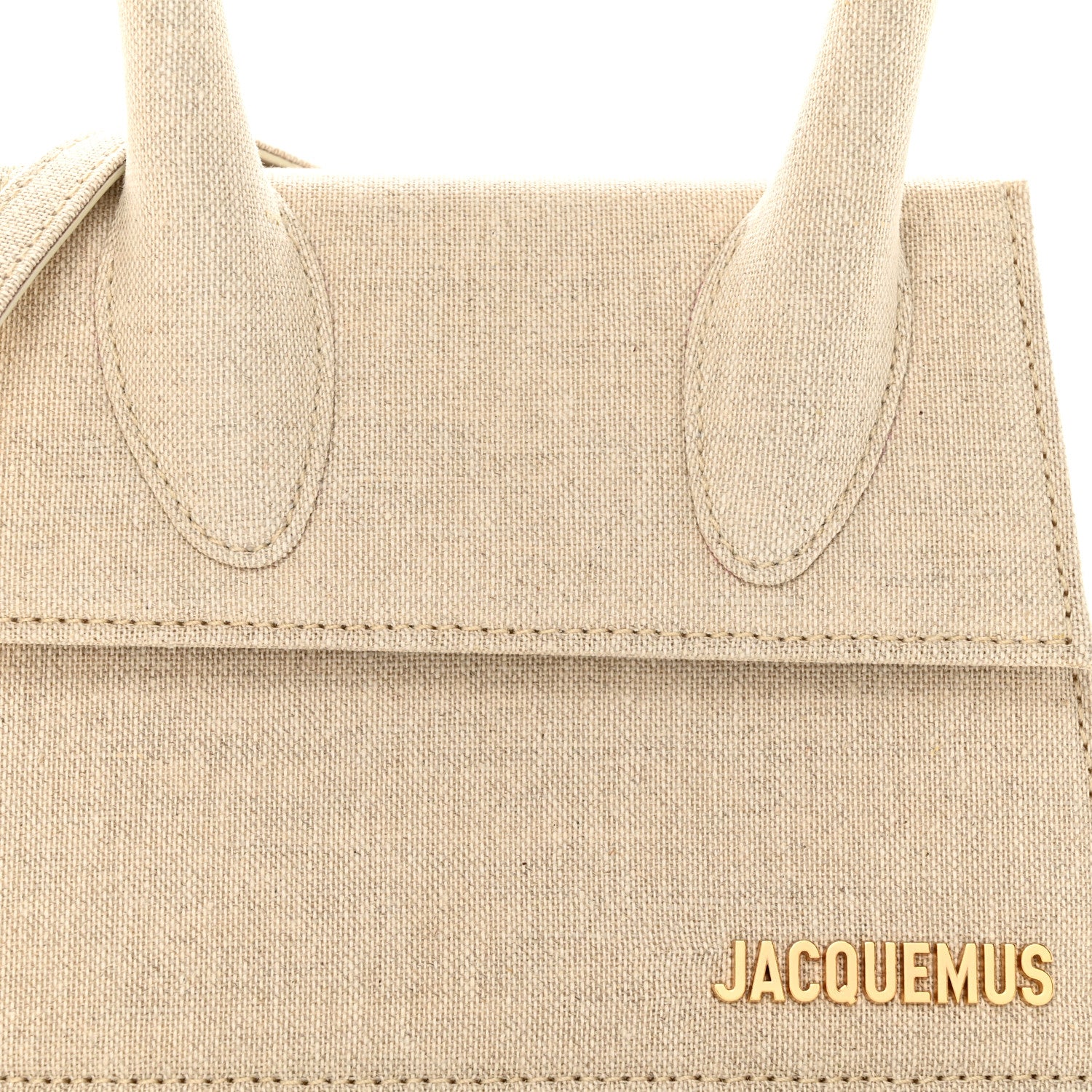 Jacquemus Linen Le Chiquito Moyen Light Greige 7 of 9