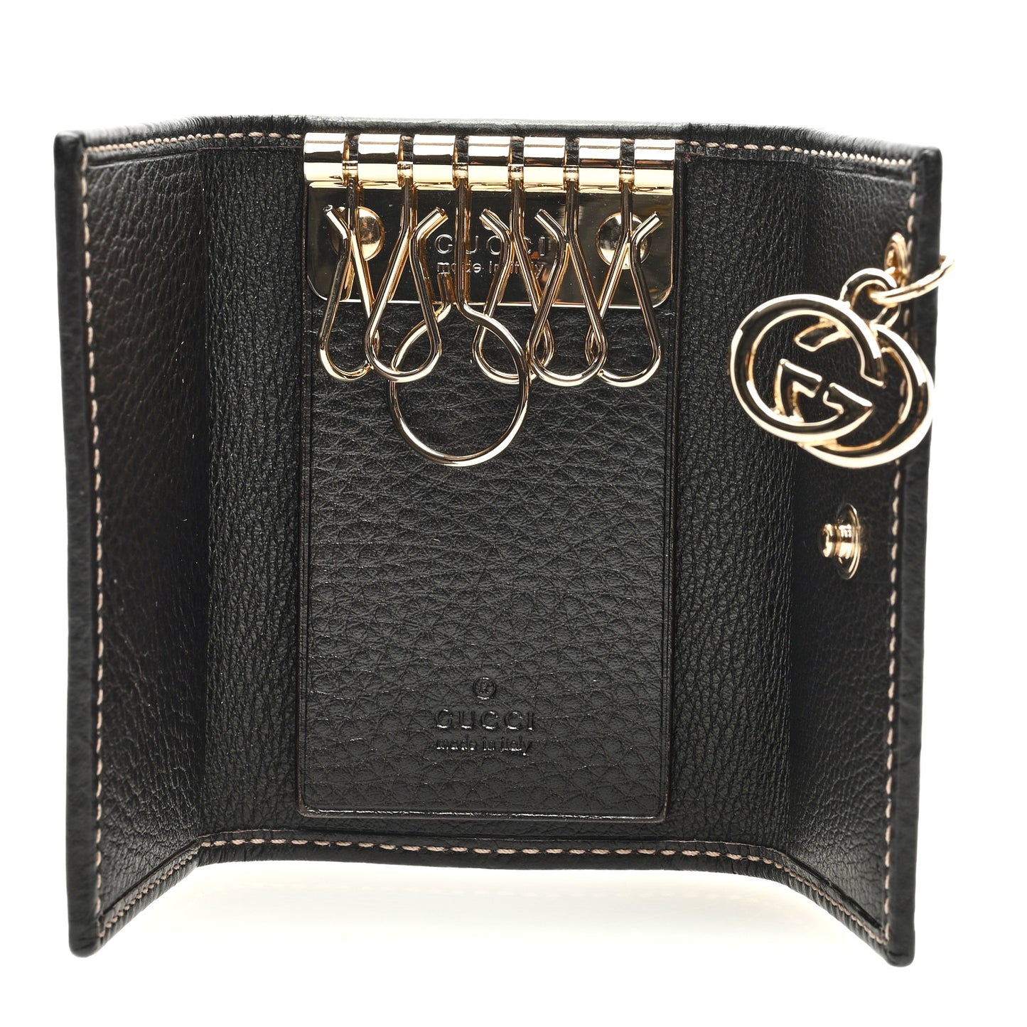 Guccissima GG 6 Key Case Brown