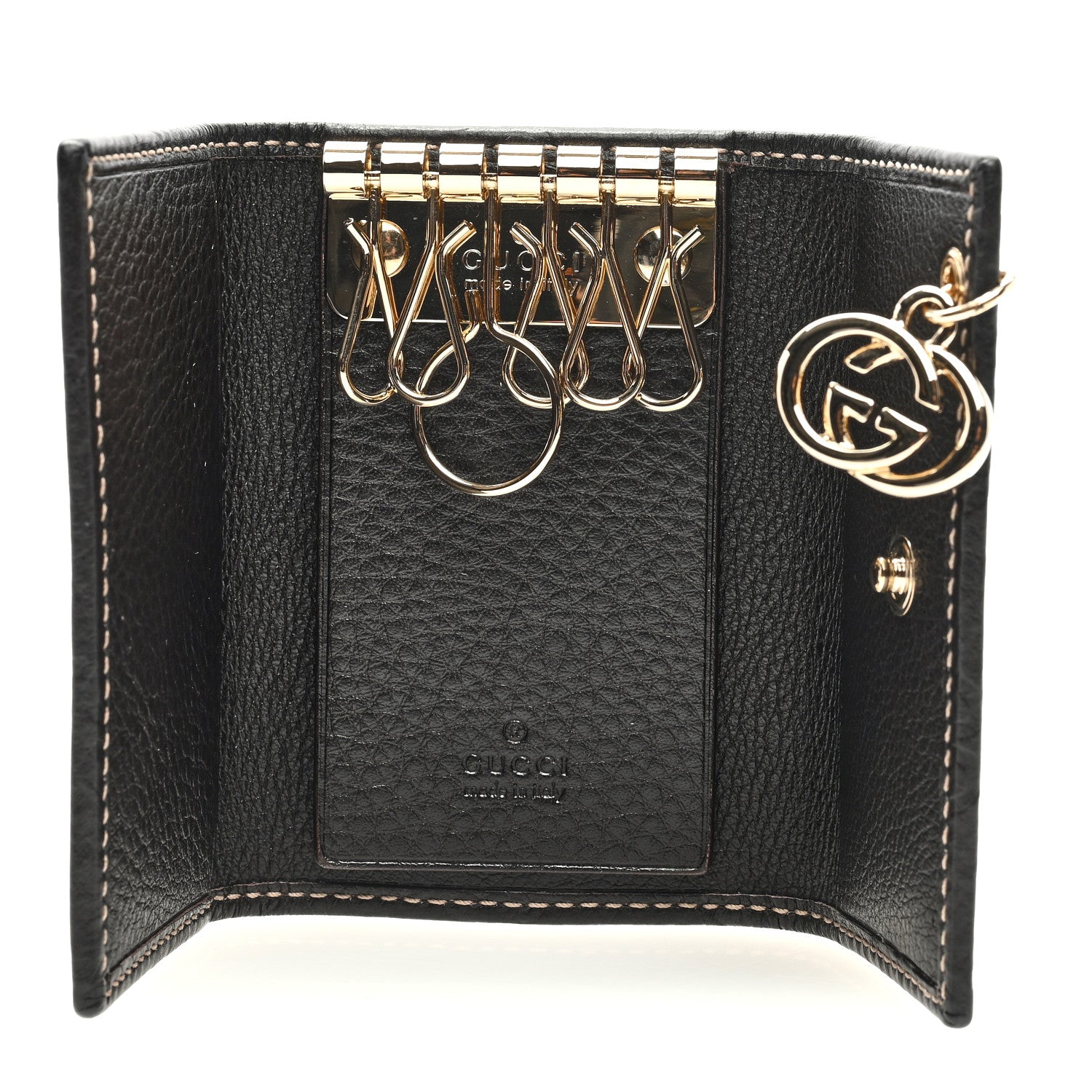 Gucci Guccissima GG 6 Key Case Brown 5 of 6