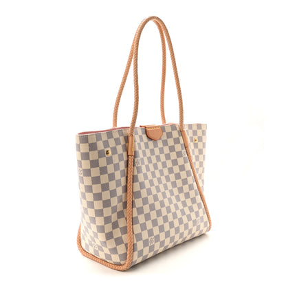 Louis Vuitton Damier Azur Propriano Rose Ballerine 3 of 9