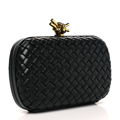 Bottega Veneta Nappa Intrecciato Knot Clutch Black 3 of 8