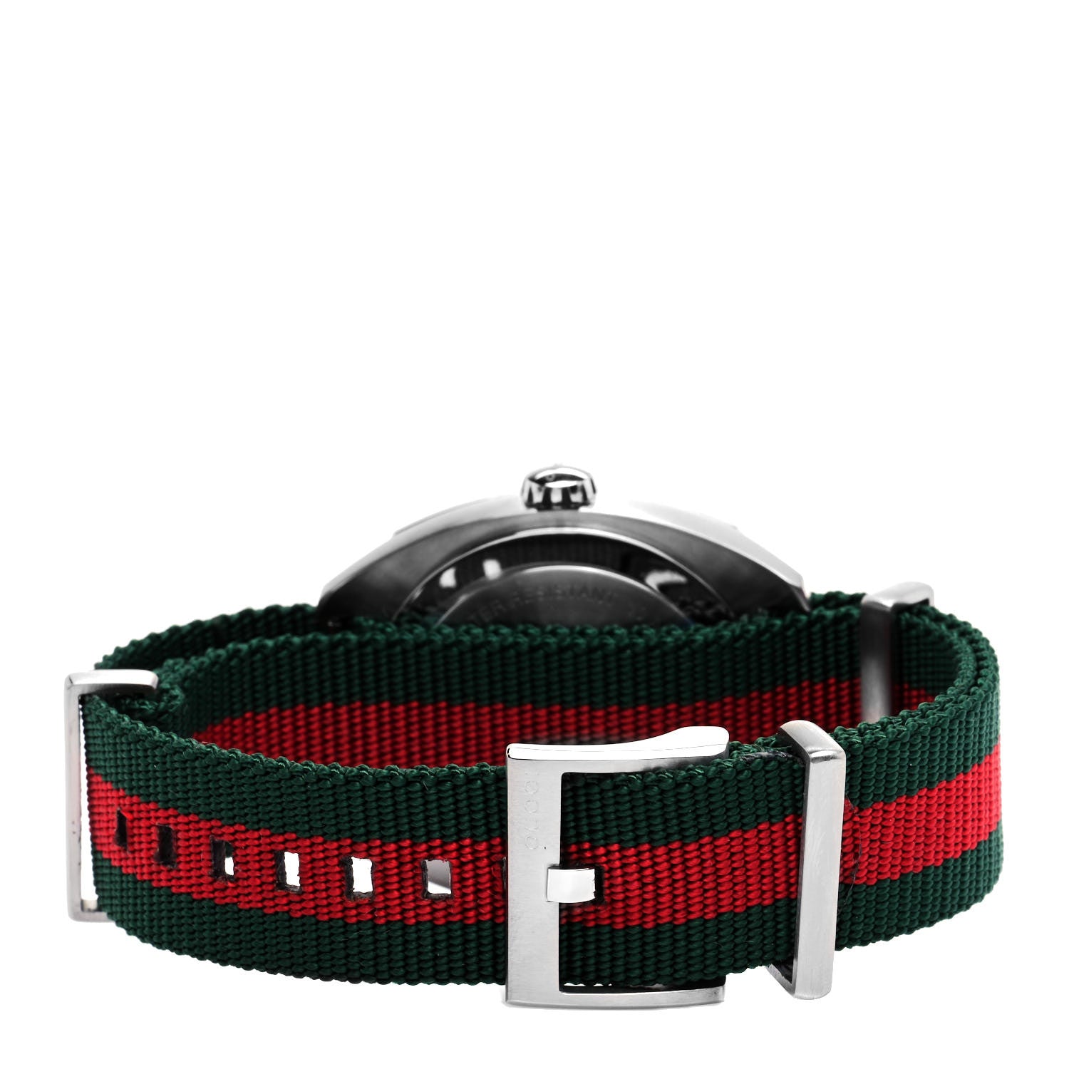 Gucci Stainless Steel Nylon 41mm GG2570 Quartz Watch Black 3 of 5