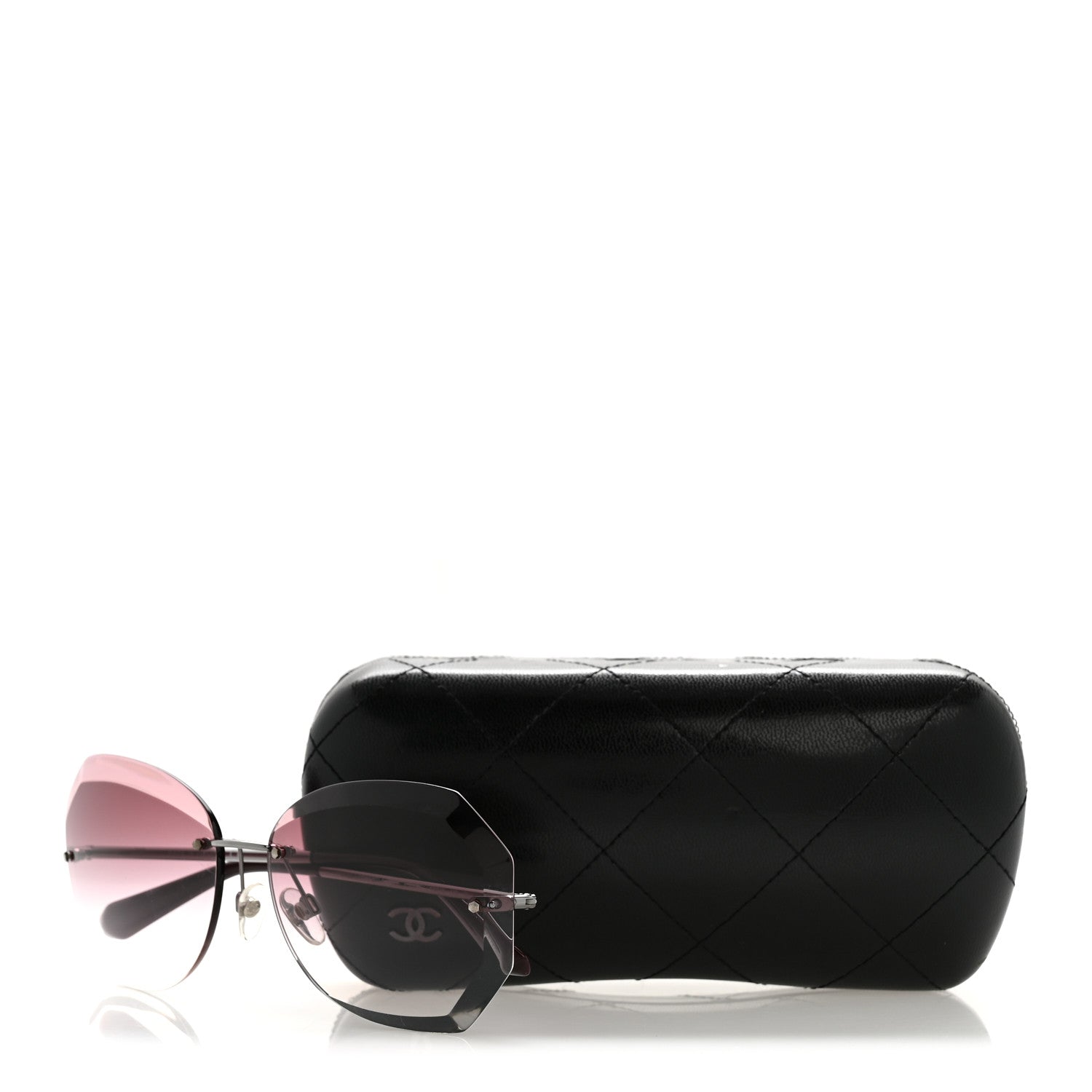 Chanel Metal Spring Round Sunglasses 4220 Pink 9 of 9