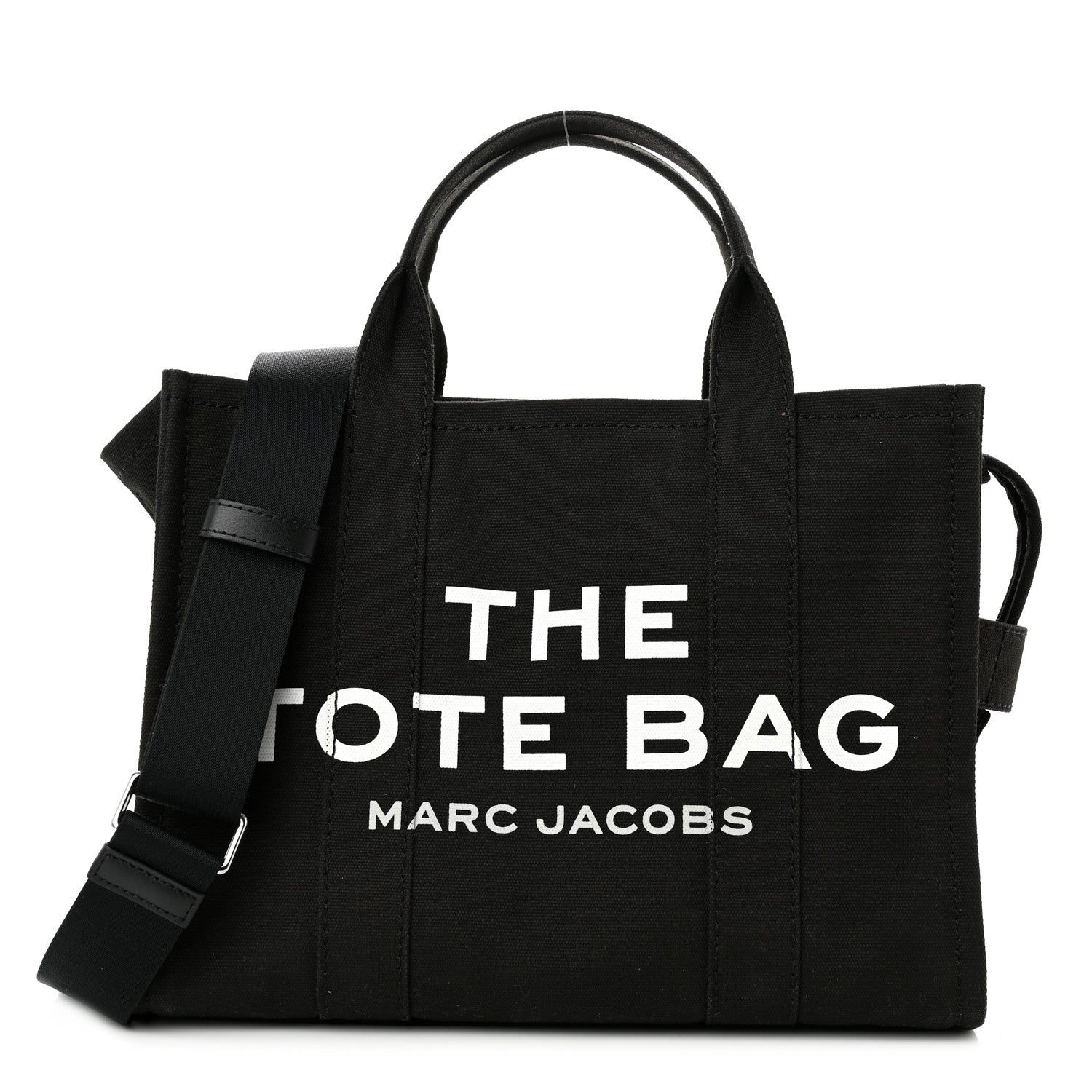 Marc Jacobs Cotton Canvas Medium The Tote Black 1 of 10