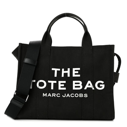 Marc Jacobs Cotton Canvas Medium The Tote Black 1 of 10