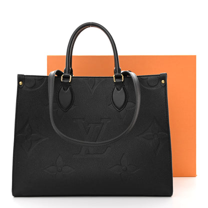 Louis Vuitton Empreinte Monogram Giant Onthego MM Black 10 of 10