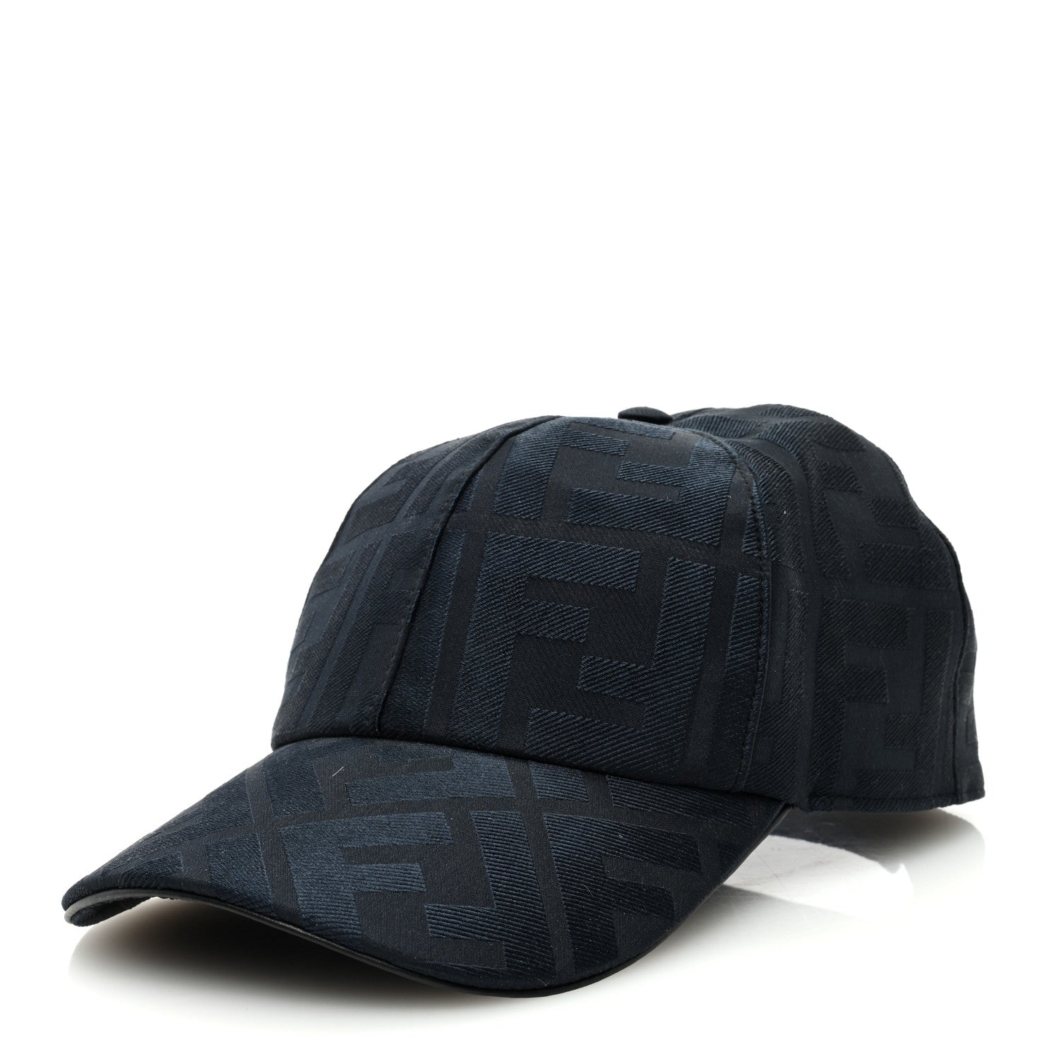 Fendi Canvas FF Baseball Hat Navy 1 of 8