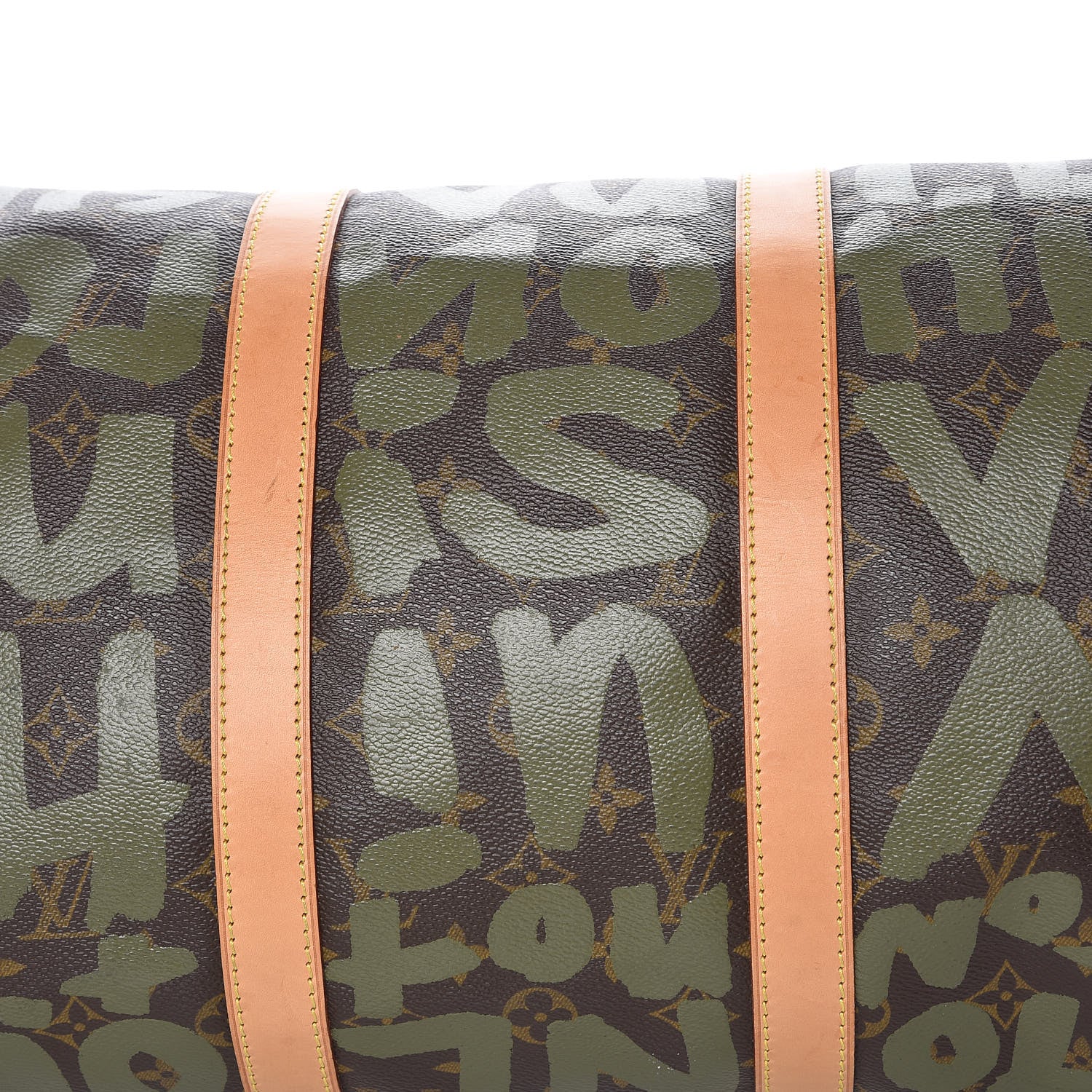 Louis Vuitton Graffiti Keepall 50 Kaki 15 of 16