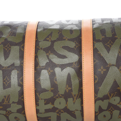 Louis Vuitton Graffiti Keepall 50 Kaki 15 of 16