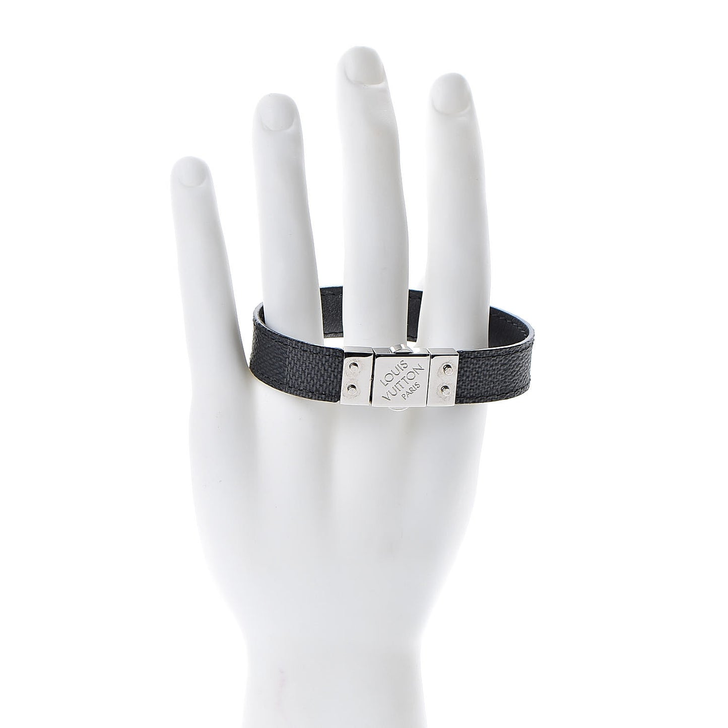 Damier Graphite Check It Reversible Bracelet 21