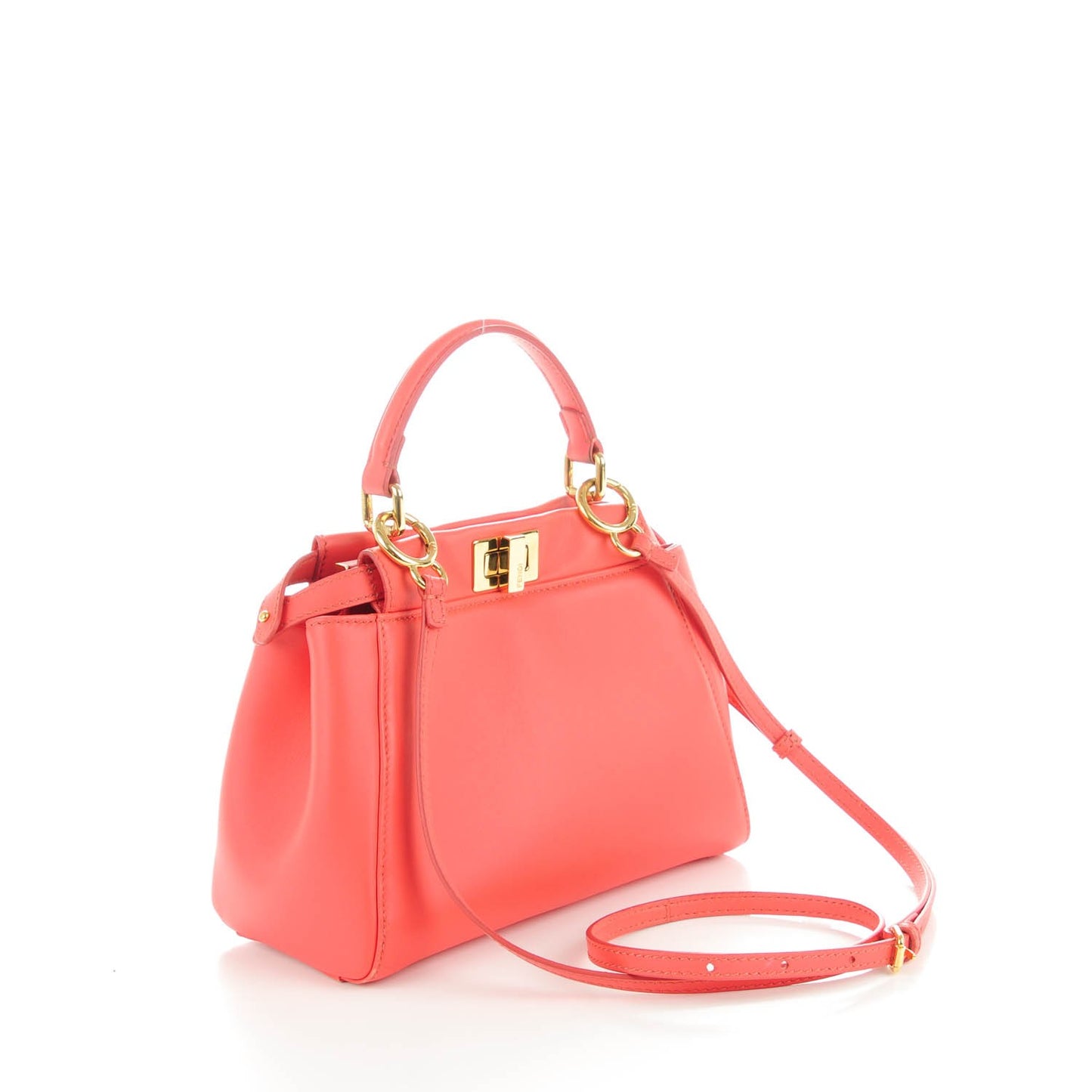 Nappa Mini Peekaboo Iconic Satchel Rosa Exstasy