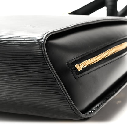 Louis Vuitton Epi Mabillon Backpack Black 9 of 10