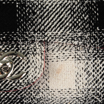 Chanel Tweed Jumbo Single Flap Ecru Red 5 of 9