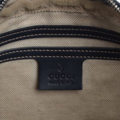 Gucci GG Supreme Monogram Selleria Calfskin Medium Messenger Bag Beige Blue 6 of 7