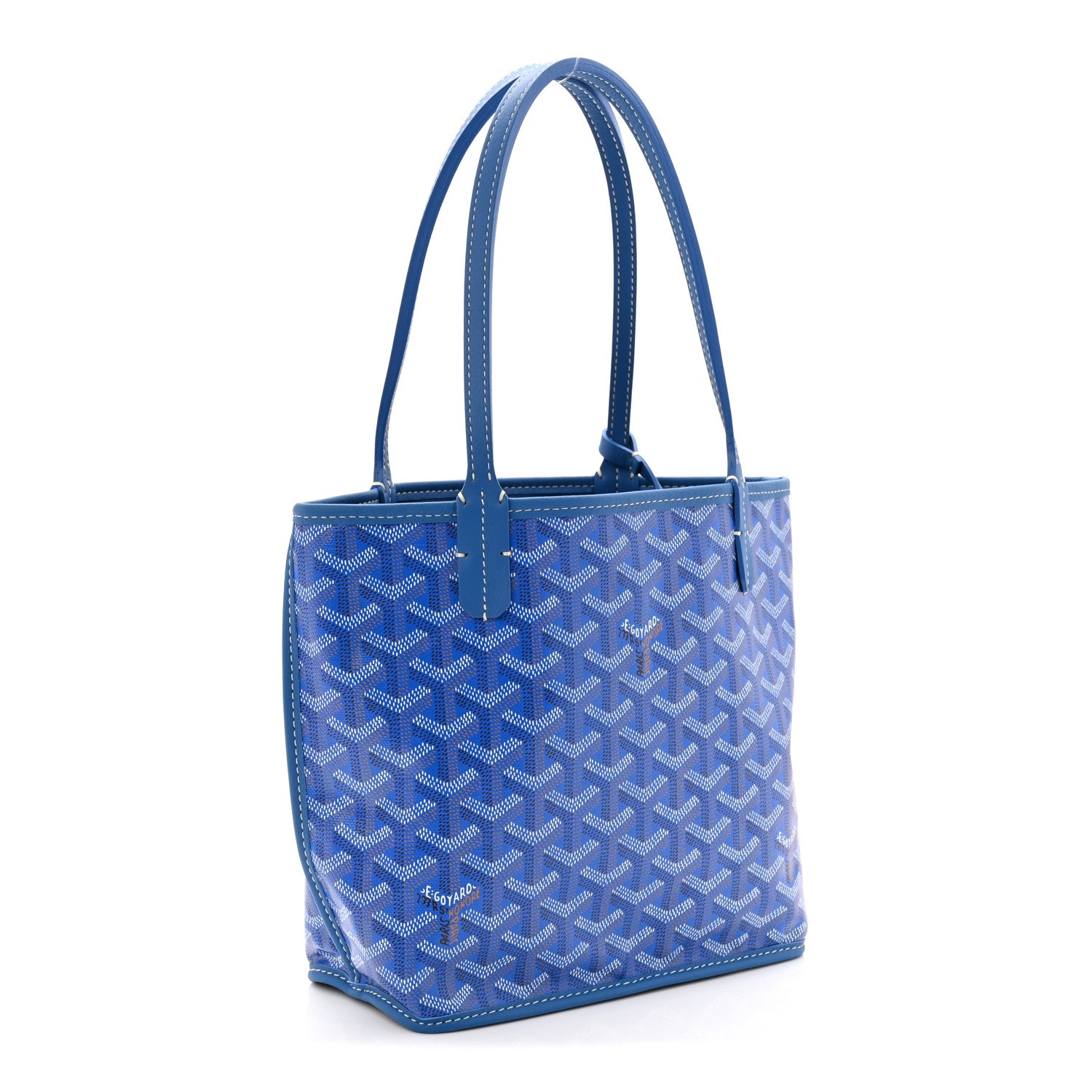 Goyard Goyardine Reversible Mini Anjou Sky Blue 5 of 17