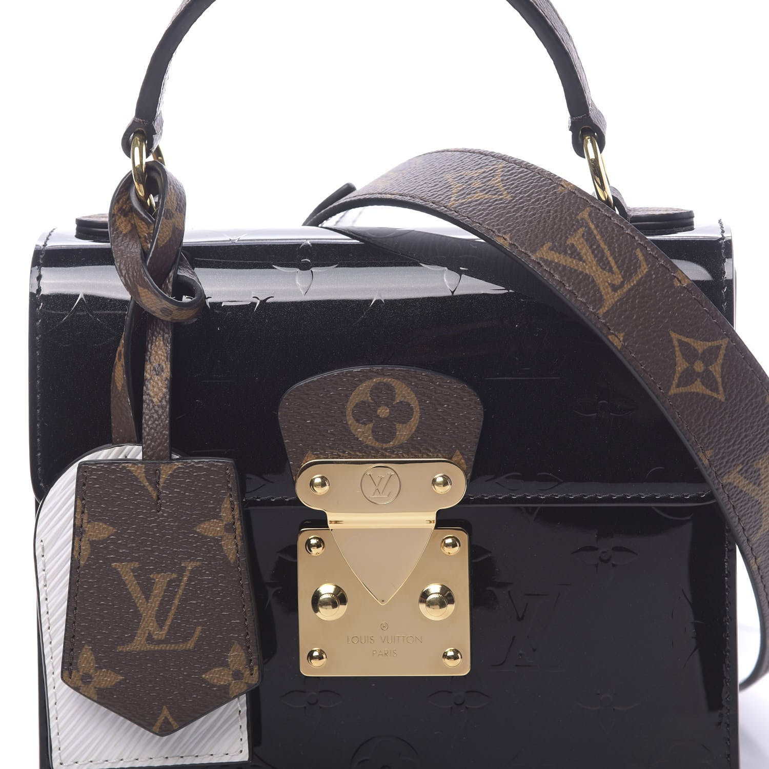 Louis Vuitton Vernis Epi Monogram Spring Street Black 9 of 9