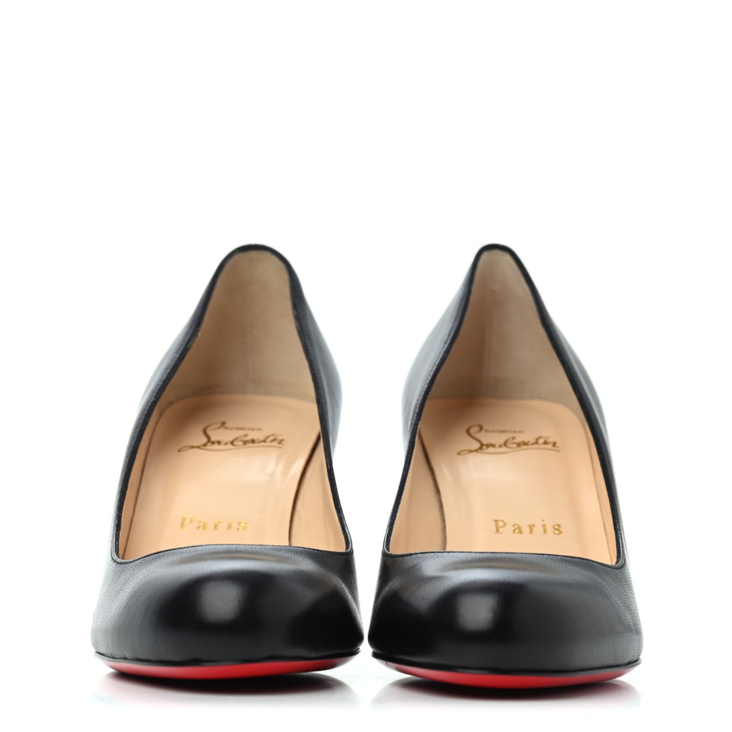 Shiny Nappa Simple 70 Pumps 35 Black