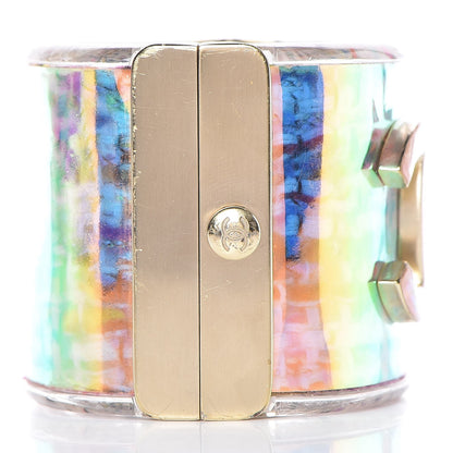 Chanel Resin Tweed CC Bangle Multicolor 4 of 7