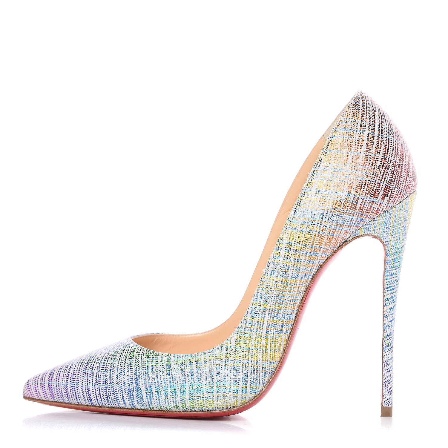 Christian Louboutin Suede Unicorn So Kate 120 Pumps 37.5 Multi 1 of 8
