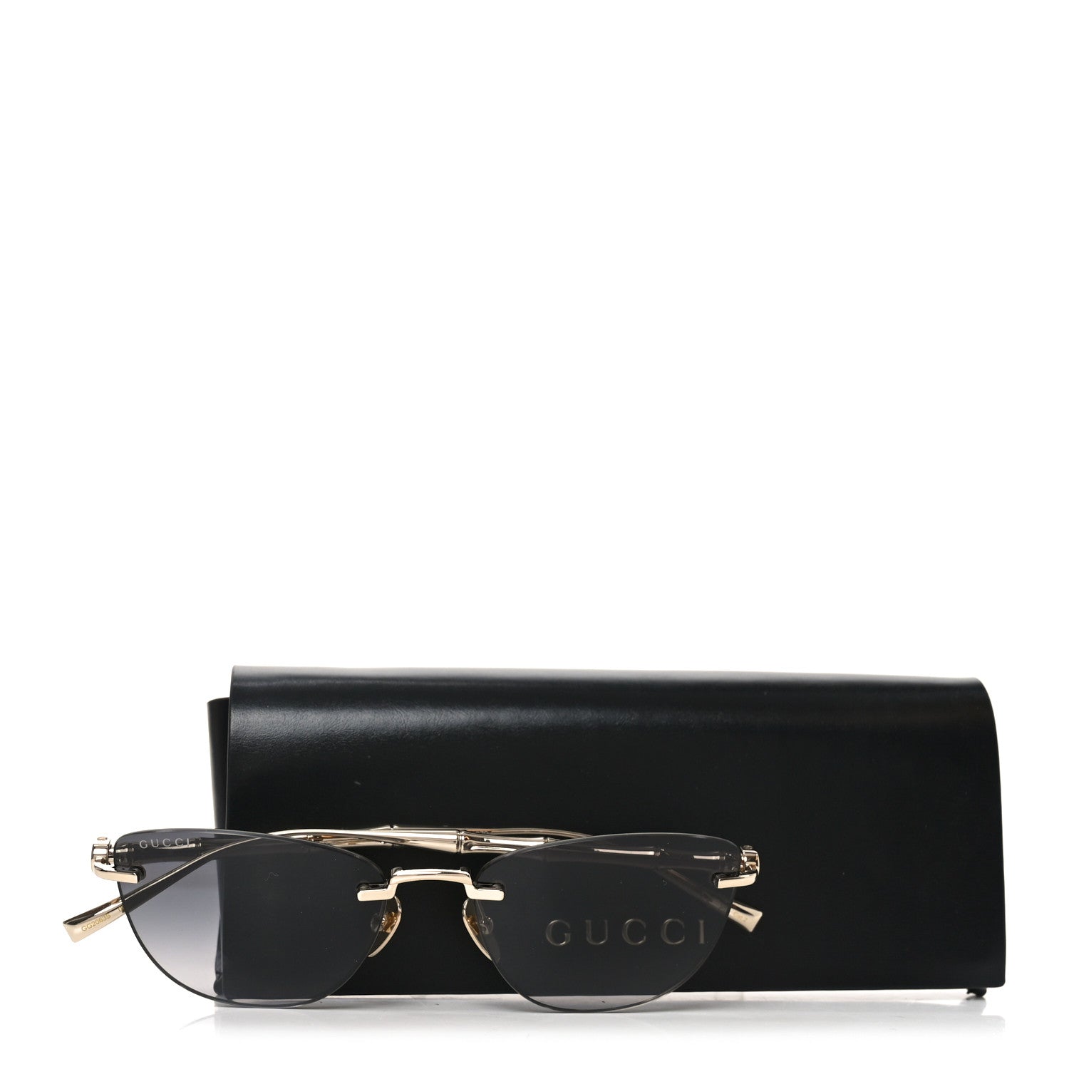 Gucci Metal Bamboo Sunglasses GG2063S Gold 1840336 – FASHIONPHILE