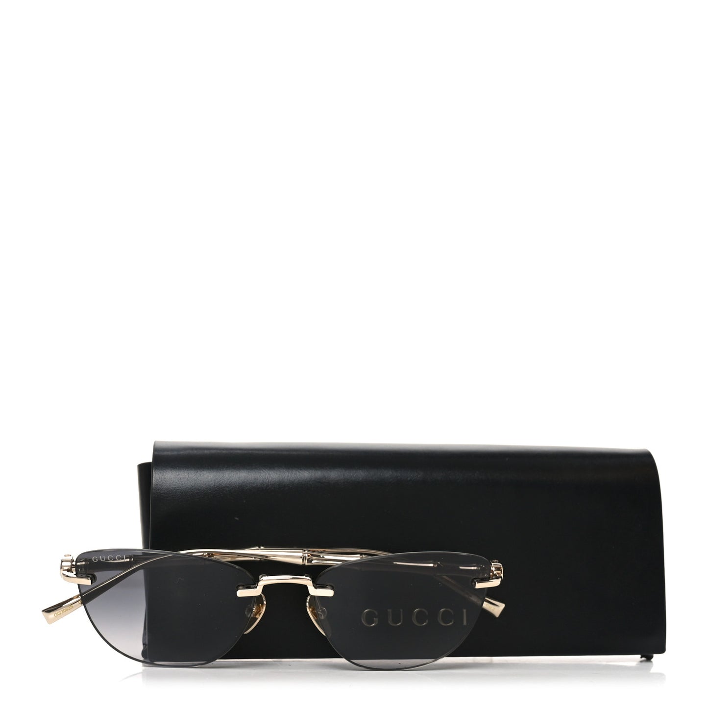 Metal Bamboo Sunglasses GG2063S Gold