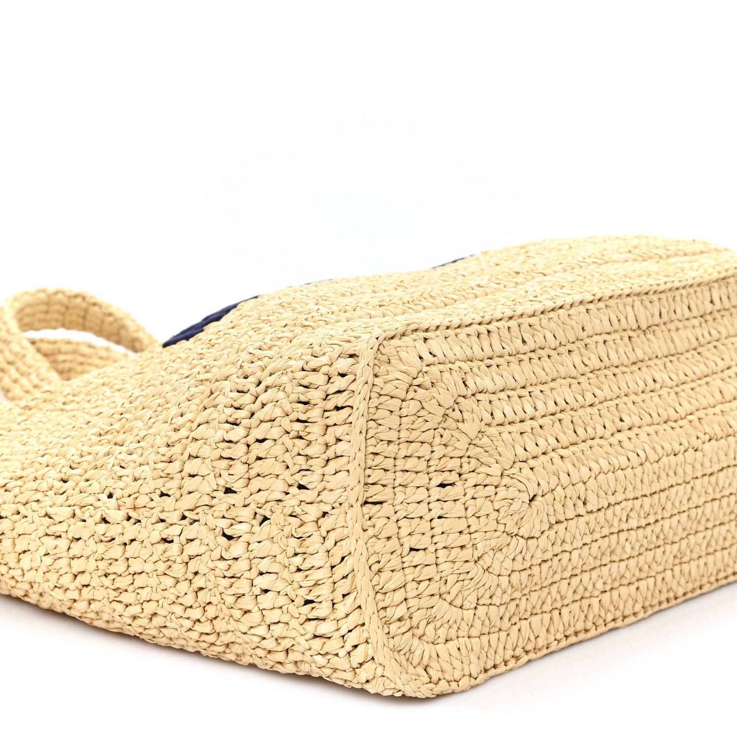 Saint Laurent Raffia Rive Gauche Tote Natural 9 of 10