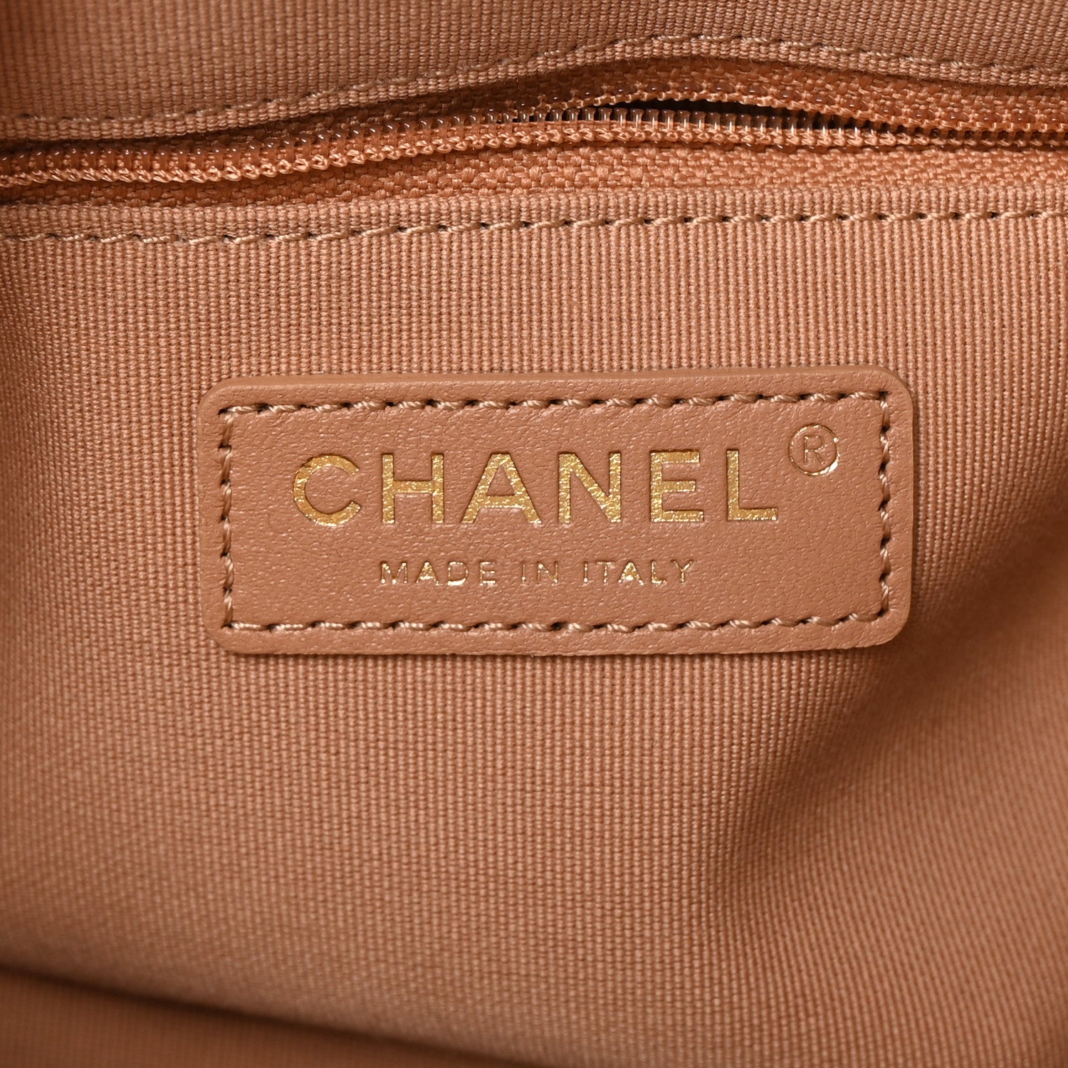 Chanel Shiny Lambskin Quilted Shiny Coco Clutch With Chain Dark Beige 6 of 11