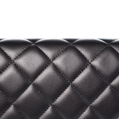 Chanel Lambskin Maxi Single Flap Flap Dark Grey 8 of 18