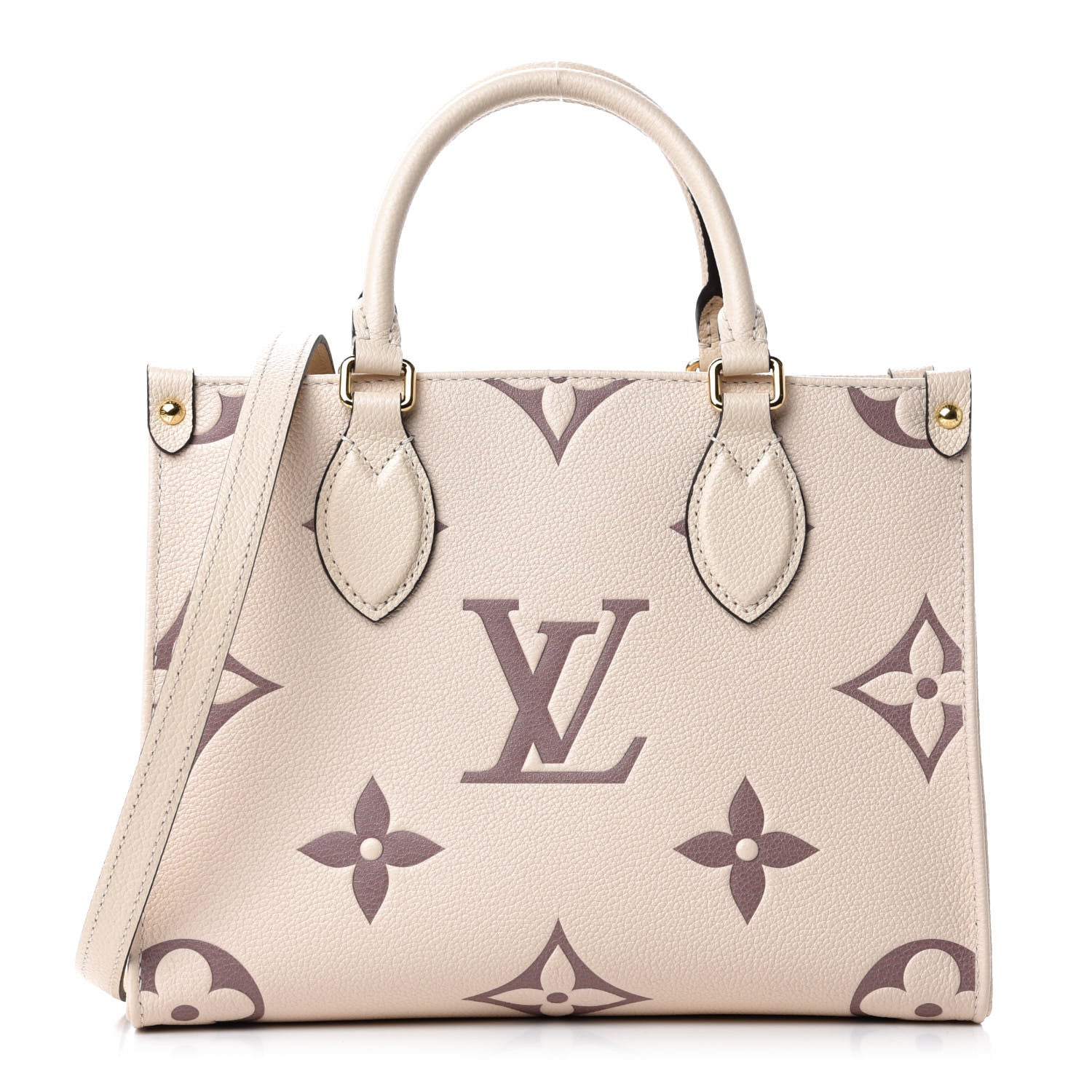 Louis Vuitton Empreinte Monogram Giant Onthego PM Creme Bois De Rose 1 of 11
