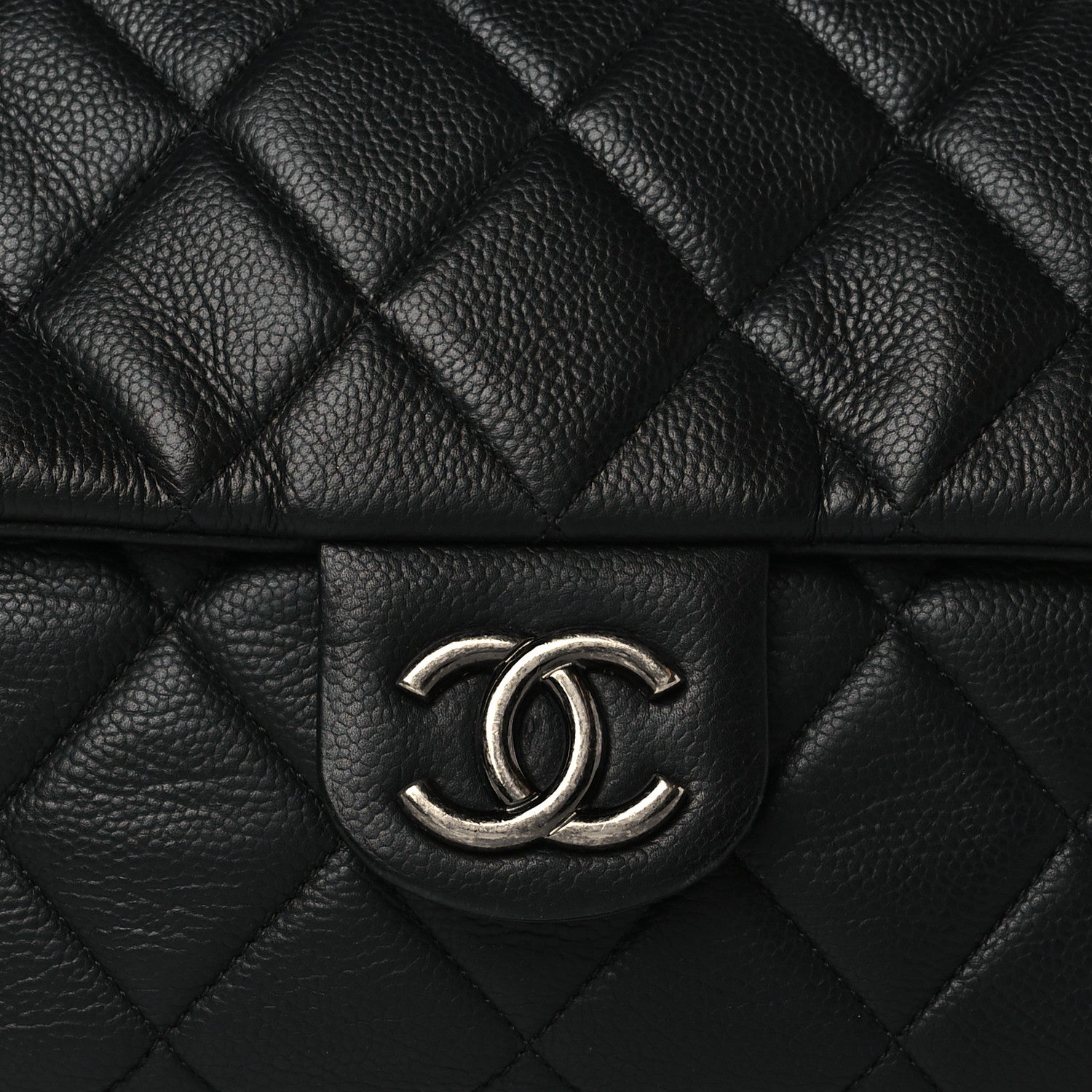 Chanel Caviar Quilted Coco Casual Flap Black 8 of 12