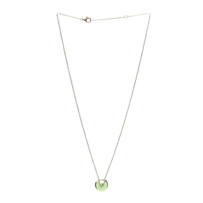 Cartier 18K Yellow Gold Diamond Chrysoprase XS Amulette de Cartier Pendant Necklace 3 of 5