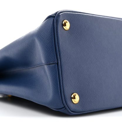 Prada Saffiano Lux Medium Galleria Double Zip Tote Bluette 8 of 11