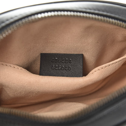 Gucci Calfskin Matelasse GG Marmont Belt Bag 95 38 Black 7 of 10