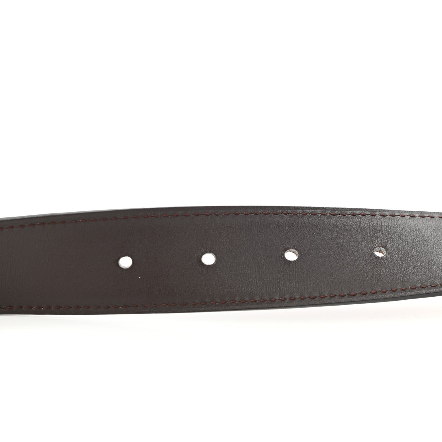 Box Barenia 32mm H d'Ancre Belt 95 38 Chocolate Fauve