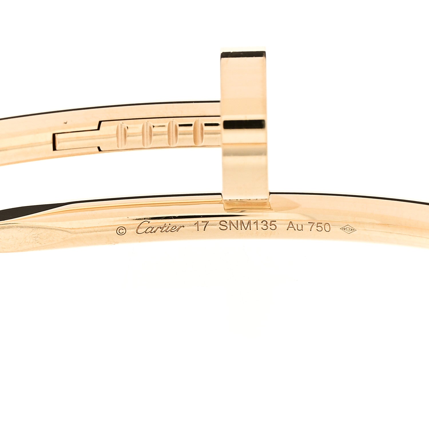 Cartier 18K Yellow Gold Juste Un Clou Bracelet 17 4 of 5