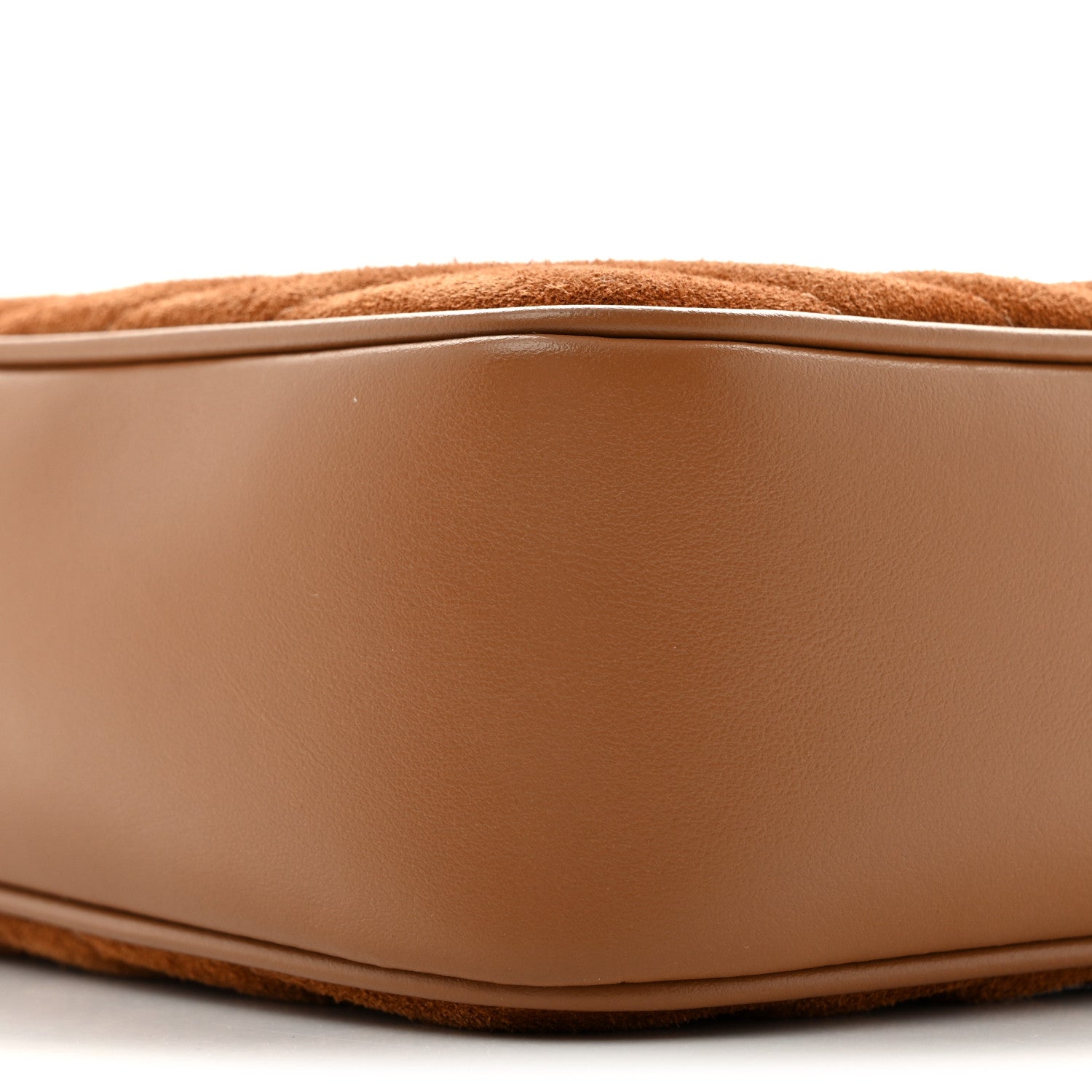 Saint Laurent Suede Matelasse Monogram Lou Camera Bag Cinnamon 9 of 12