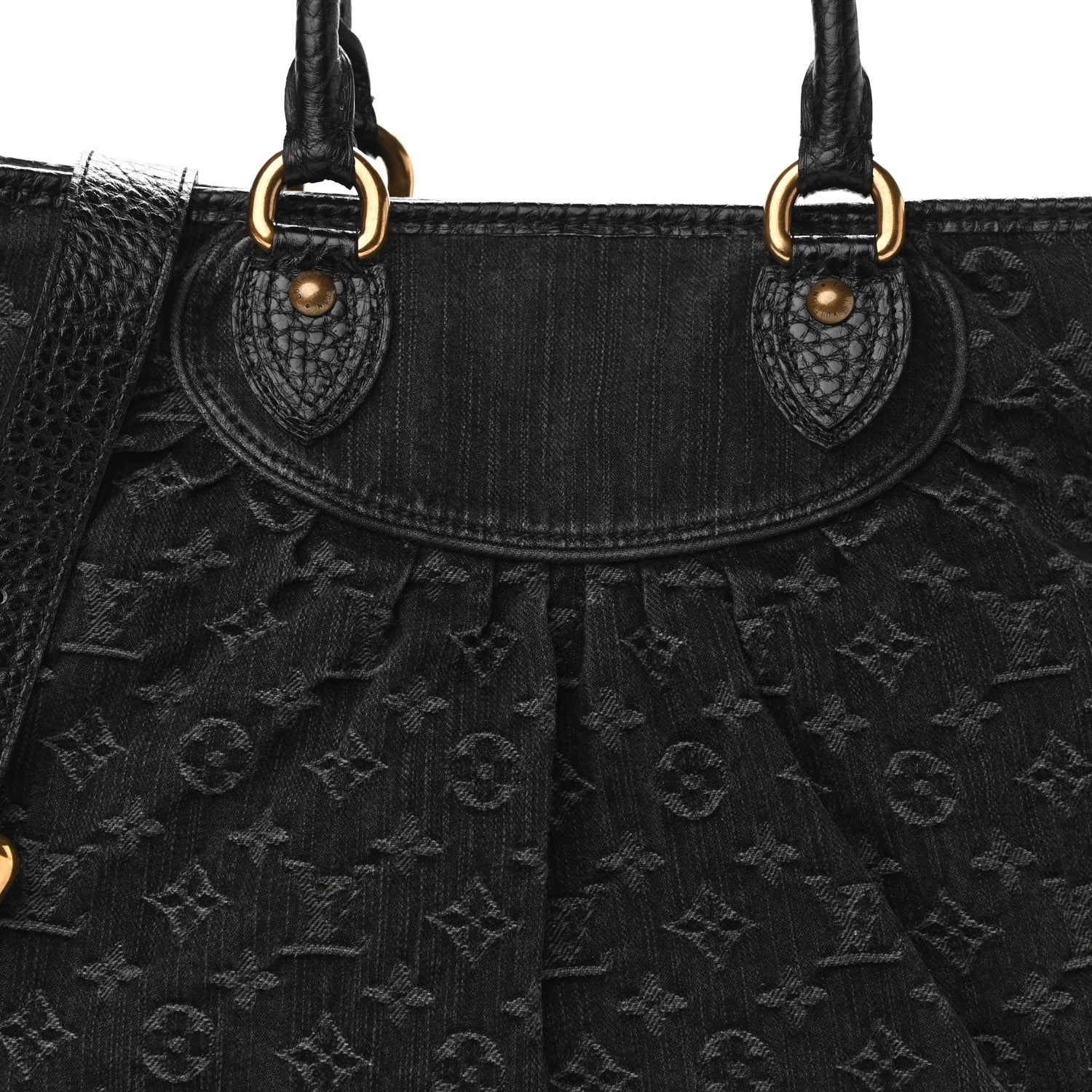 Louis Vuitton Denim Neo Cabby GM Black 8 of 10