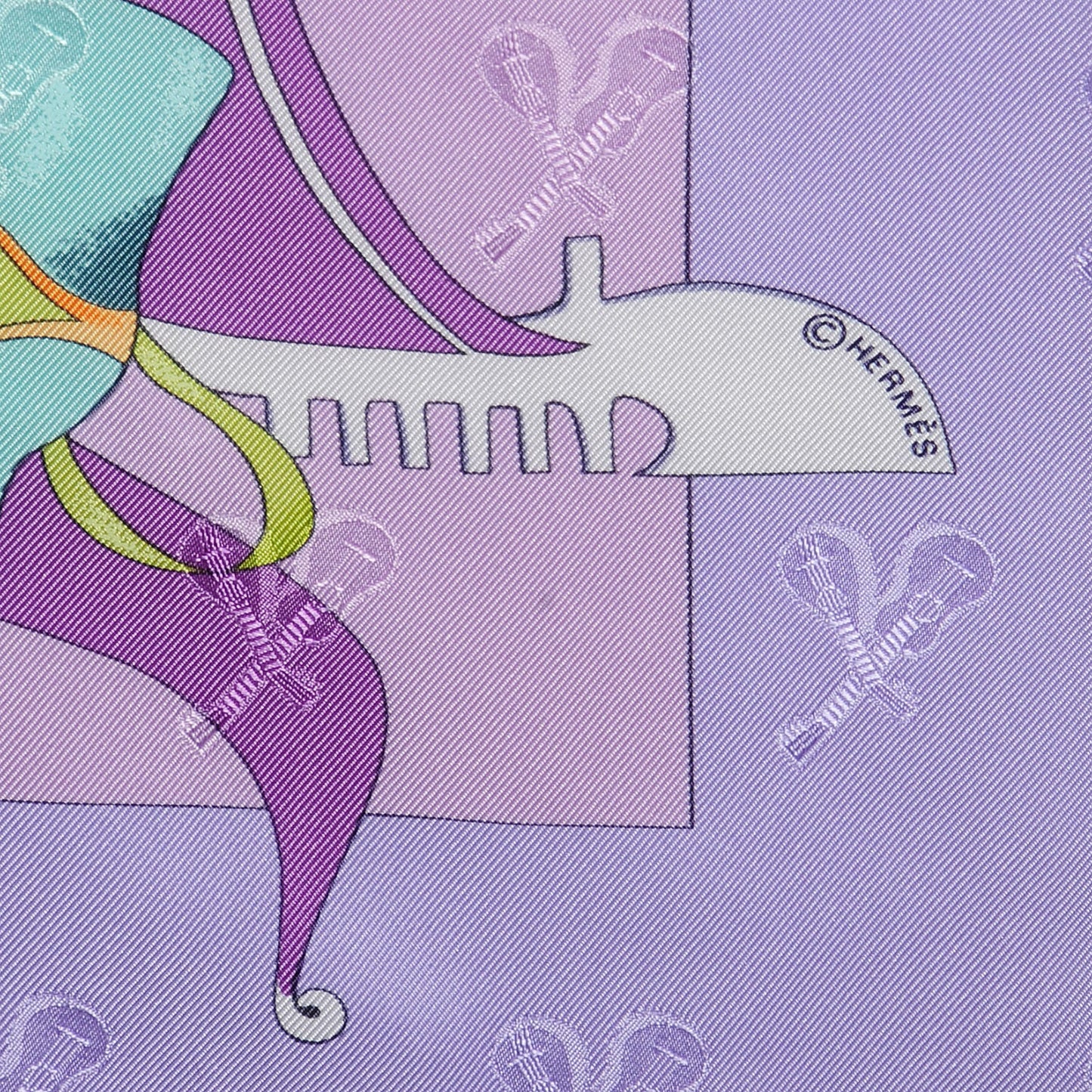 Silk Fetes Venitiennes Scarf 90