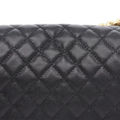 Chanel Caviar Quilted Medium Boy Flap Black 11 of 14