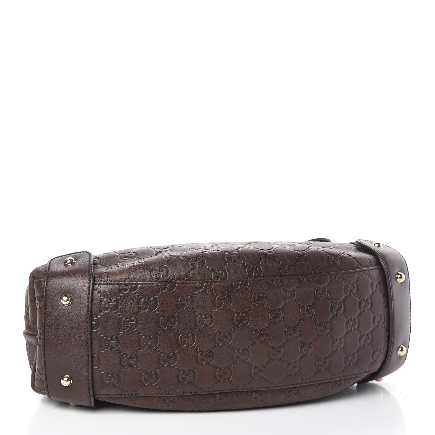 Gucci Guccissima Small Pelham Shoulder Bag Chocolate 4 of 10