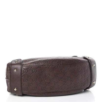 Gucci Guccissima Small Pelham Shoulder Bag Chocolate 4 of 10