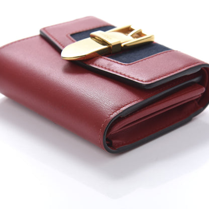 Gucci Calfskin Sylvie Wallet Hibiscus Red 7 of 11